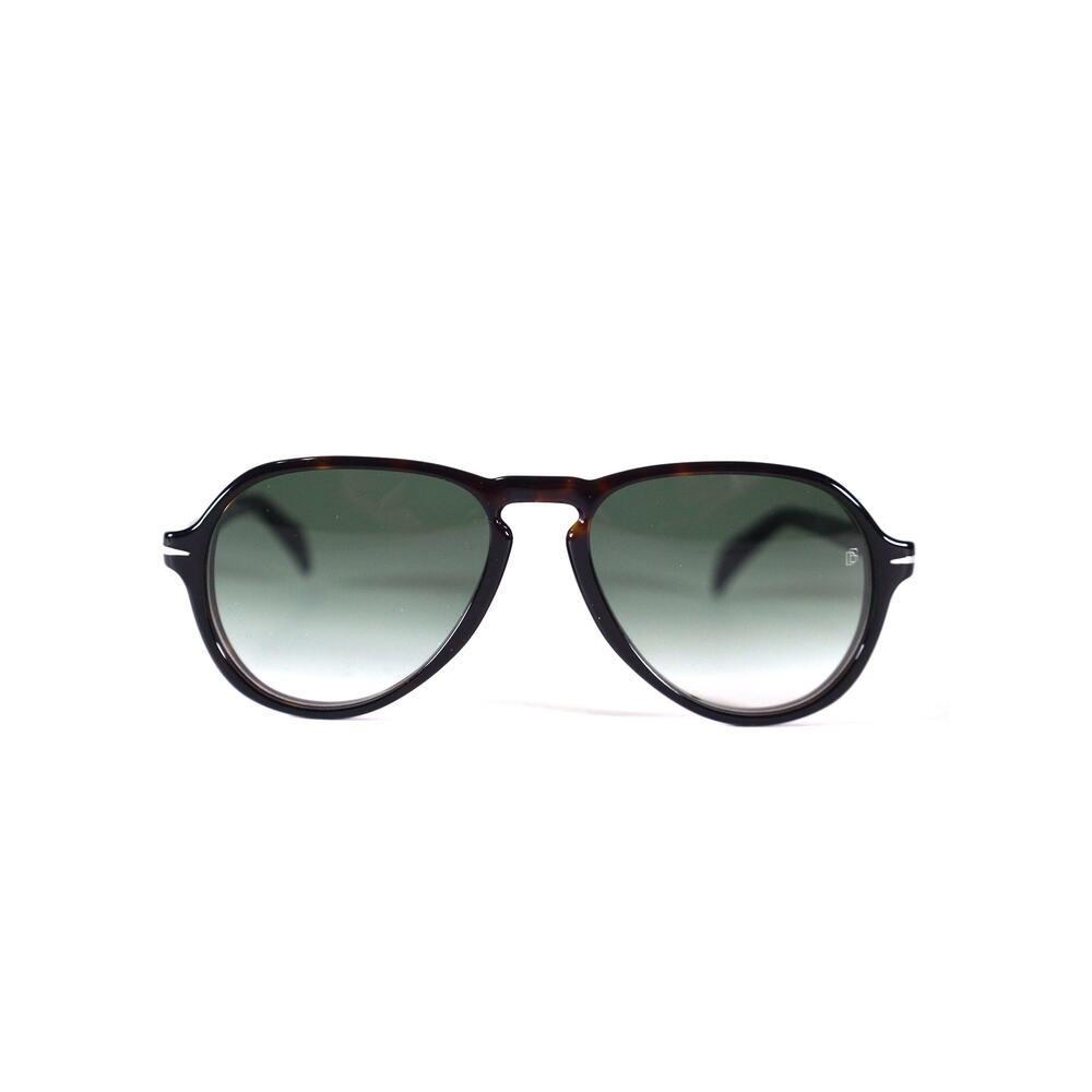 David Beckham Lightweight Aviator Sunglasses - Tortoise/Grey Green Gradient-NWT